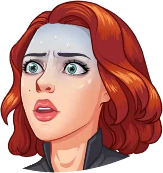 Стикеры в телеграм Наташа Романофф