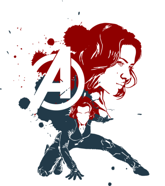 Страшный паук на прозрачном фоне