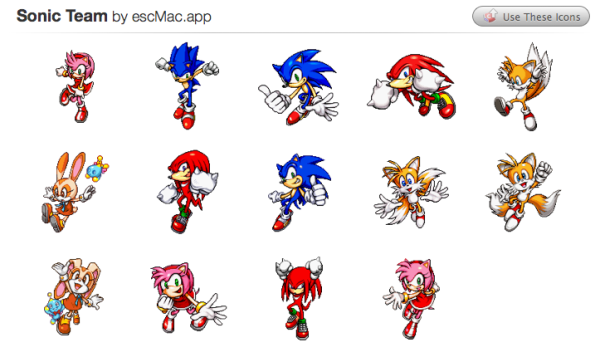 Соник герои для печати