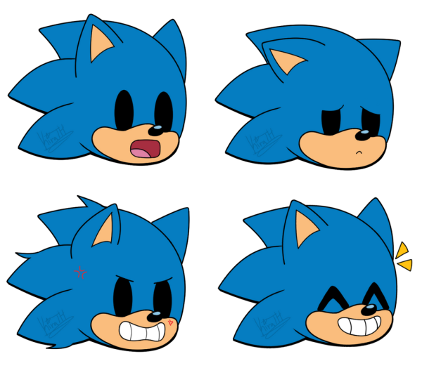 Стикеры Соник