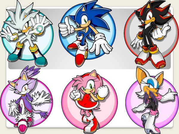 Соник Сильвер Руж Блейз