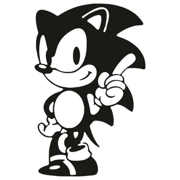 Соник тату эскиз