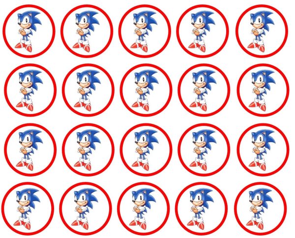 Капкейки Соник