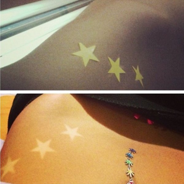 Стикеры для загара