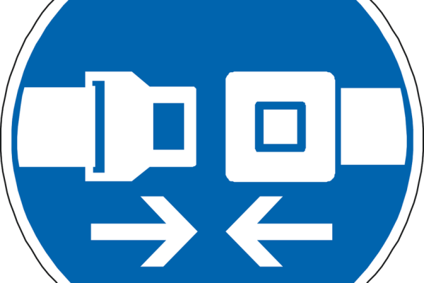 Надпись Пристегни ремень безопасности