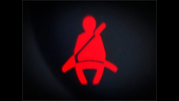 Пиктограмма непристегнутого ремня