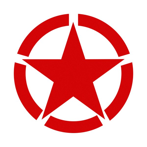 Наклейки на авто красные звездочки