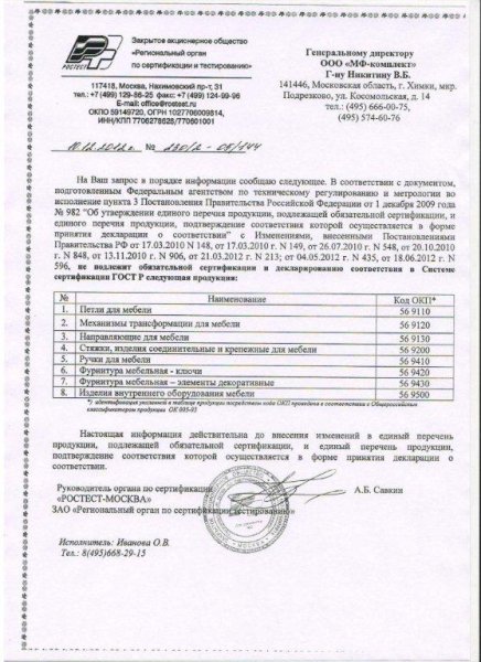 Отказное письмо для ИП образец