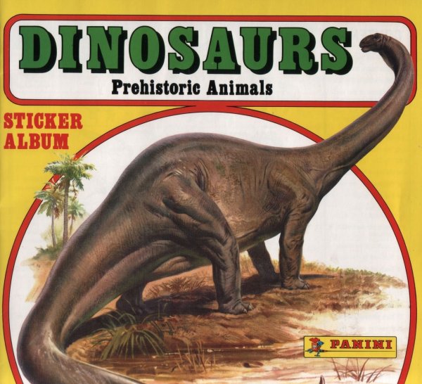 Panini наклейки динозавры