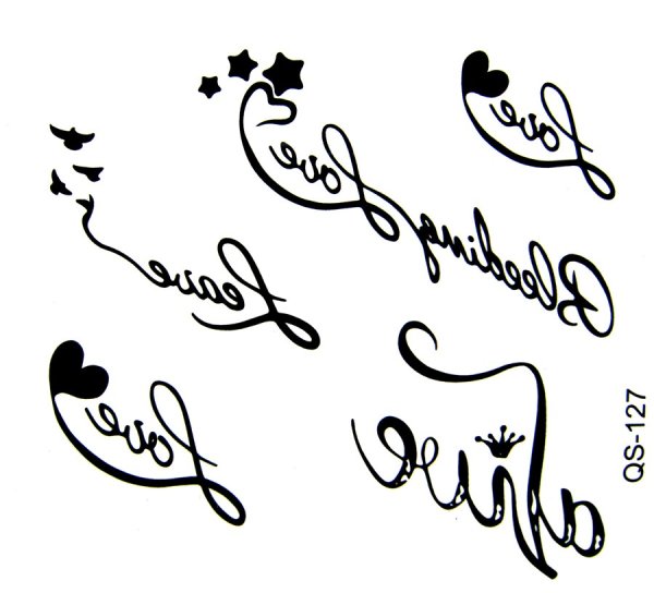 Тату эскизы надписи