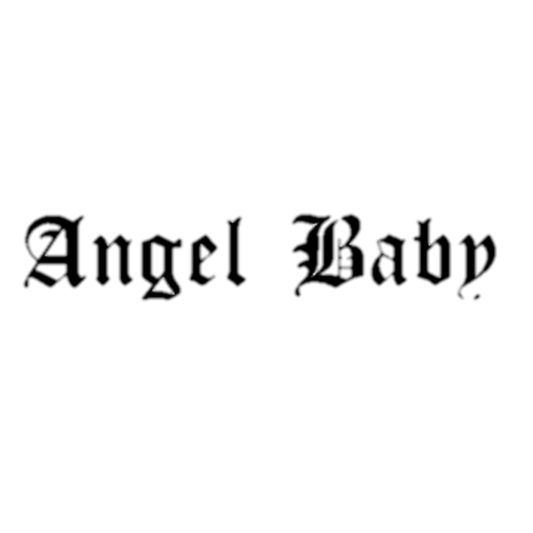 Эскиз тату Angel надпись