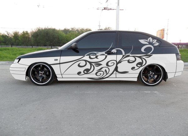 Винил на ВАЗ 2112 купе