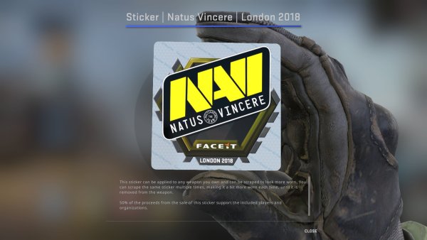 Наклейки КС го нави