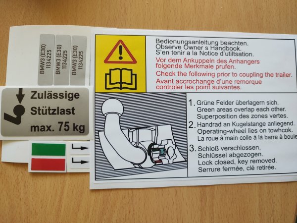 Заводские наклейки на Газель