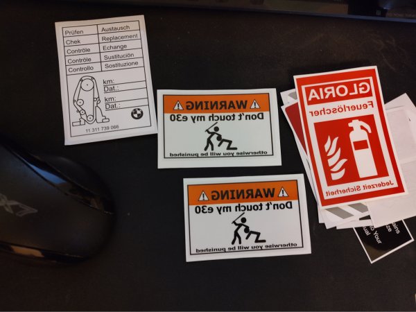 Заводская этикетка