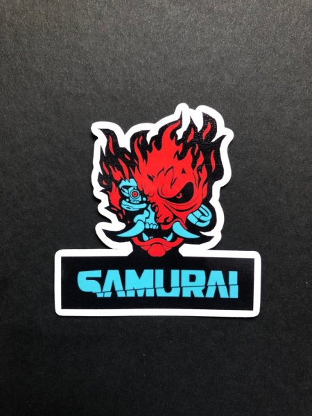 Логотип Samurai Cyberpunk 2077