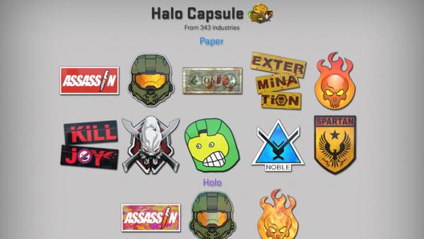 Оранжевые Стикеры КС го