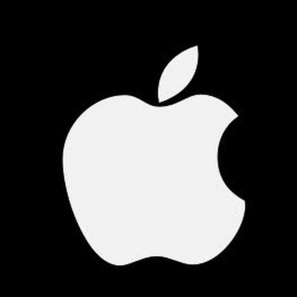 Apple logo White