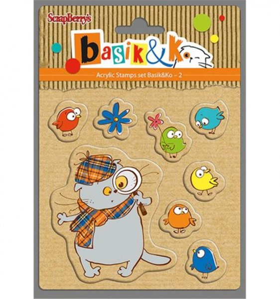 Набор штампов для скрапбукинга Басик