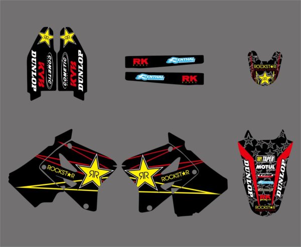 Yz250f наклейки номерные