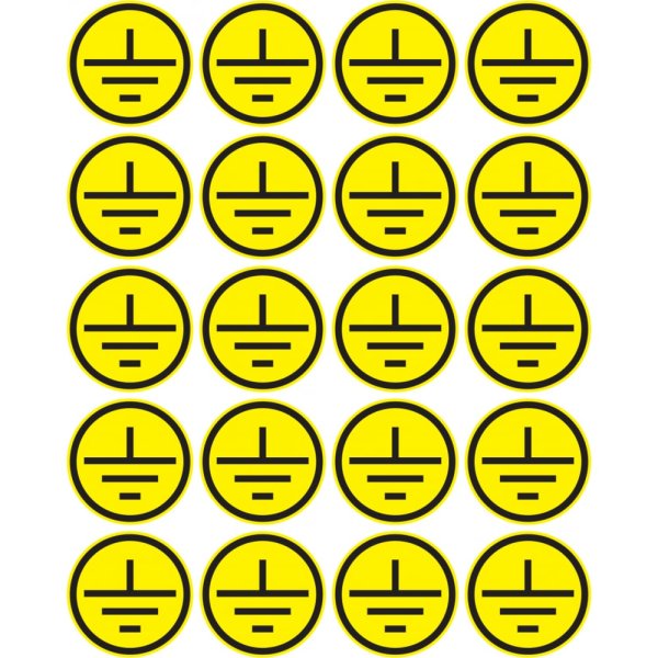 Знак заземления 30х30 IEK арт.4476э