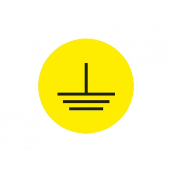 Знак заземления 30х30 IEK арт.4476э