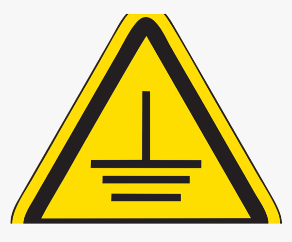 Знак заземления 30х30 IEK арт.4476э