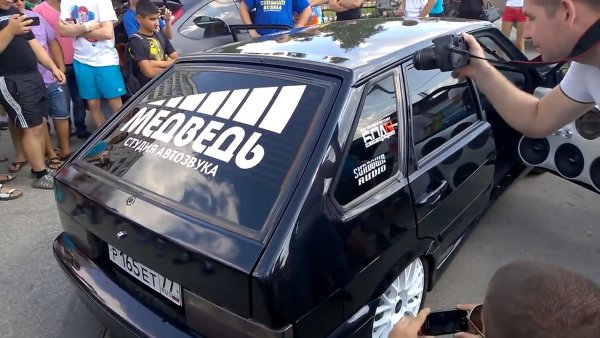 ВАЗ 2114 автозвук медведь