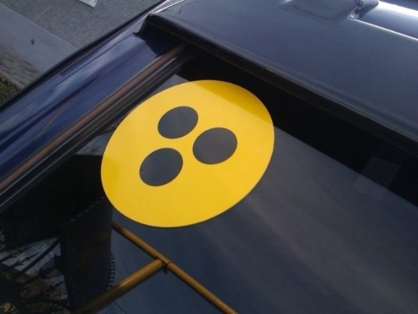 Знак в машину