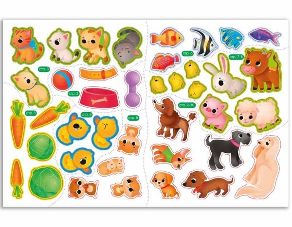 Обучающие наклейки Издательство Фламинго