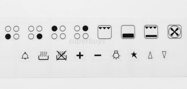 Газовая плита Аристон значки на панели