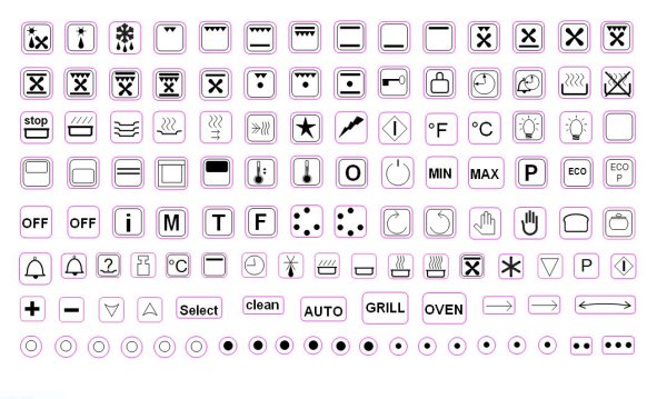 Наклейки на кнопки автомобиля