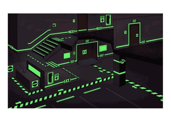 Фотолюминесцентные эвакуационные системы