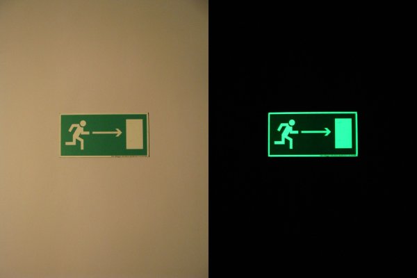 Светонакопительные знаки пожарной безопасности