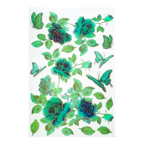 Наклейка - цветы