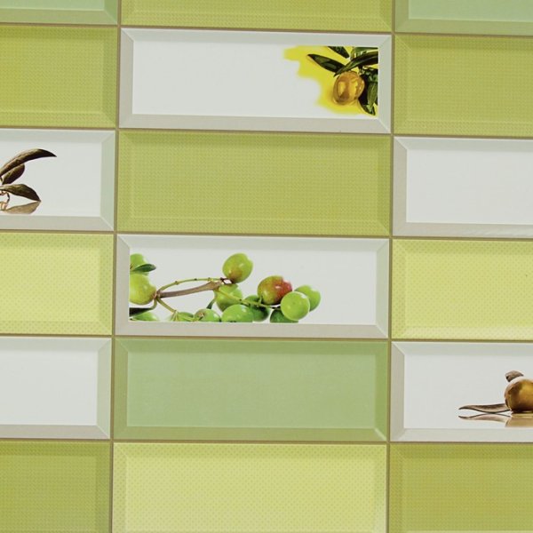 Панель ПВХ (957*480мм) Модерн оливковый