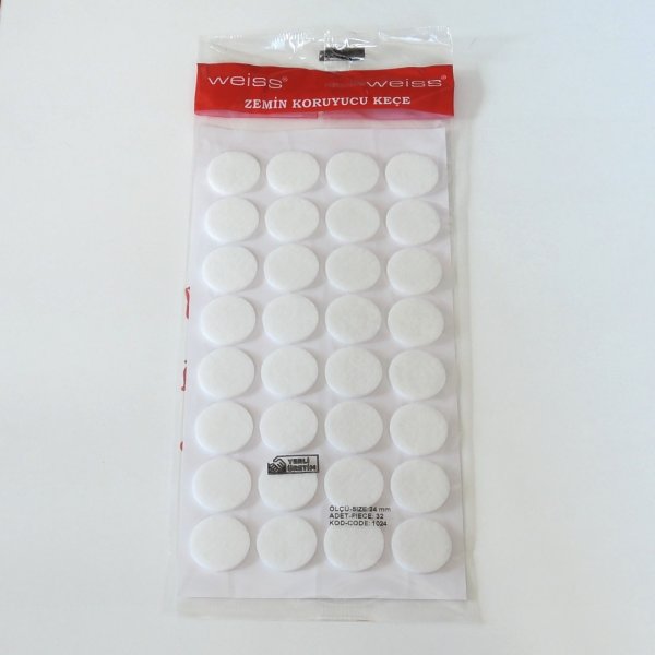 Войлочные накладки для мебели (d-40 мм.)