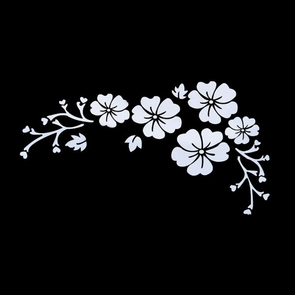 Трафарет на черном фоне