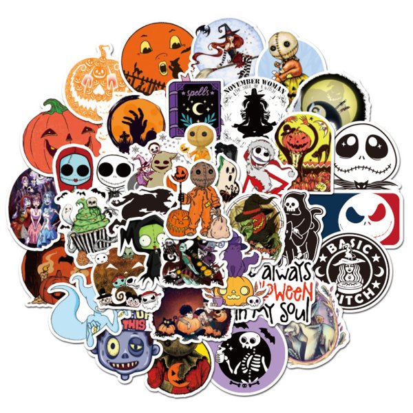 Очень страшная наклейка