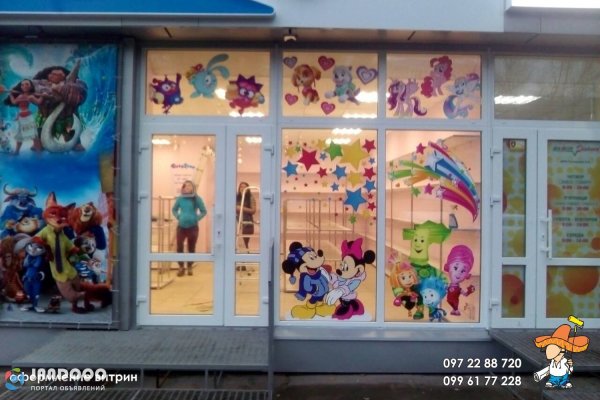 Украшения на окна бабочки