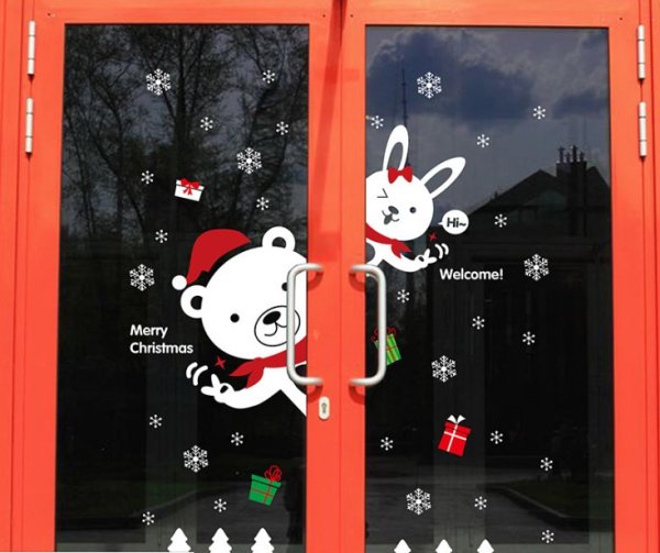 Красивые наклейки на окна