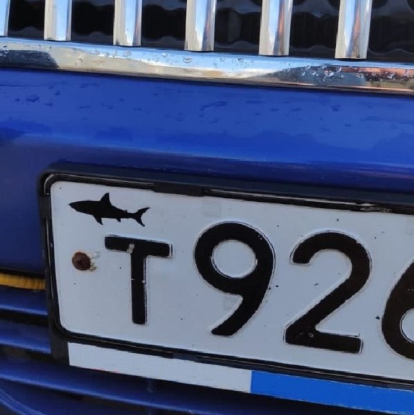 Наклейка на автомобиль акула