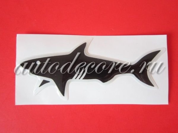 Наклейка акула на мотоцикле