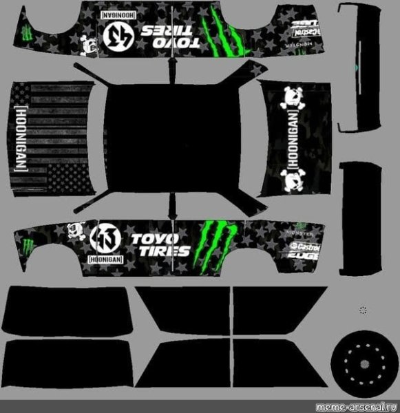 Ливреи RCD для машины ВАЗ 2107