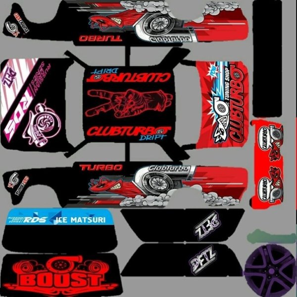 Скины на ВАЗ 2107 В Russian Rider