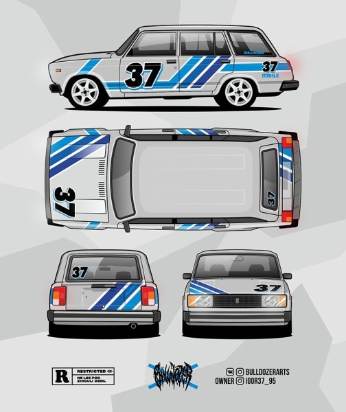 Ливреи для RCD на ВАЗ 2104