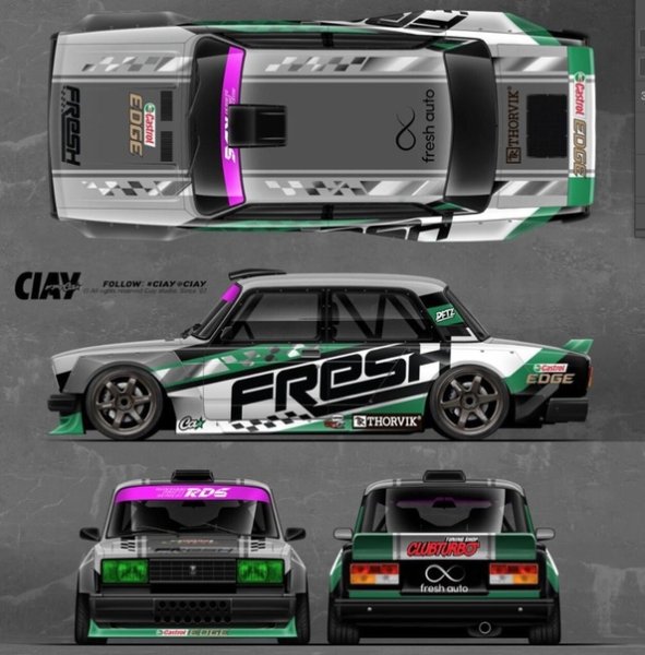 Винилы для RCD на ВАЗ 2107