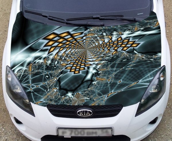 Наклейки на капот