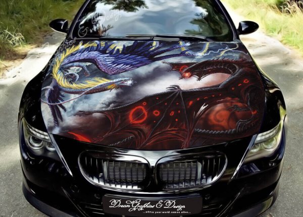 Крутые наклейки на капот