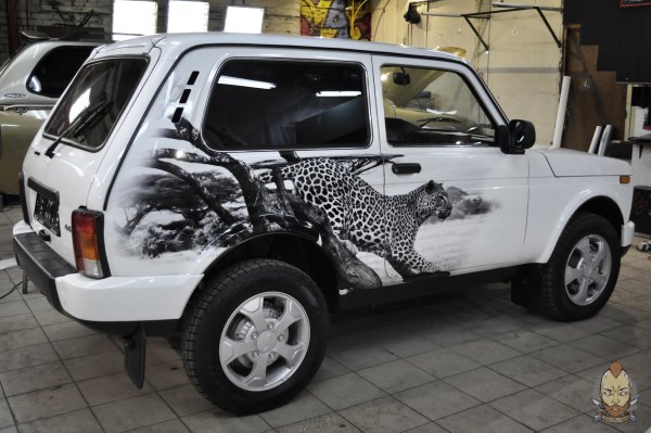 Наклейки на ниву 4х4